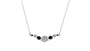 A Silver white CZ Necklace
