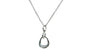A Silver white CZ Necklace