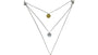 A Silver 3 tone Necklace