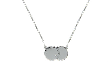 A white CZ Necklace