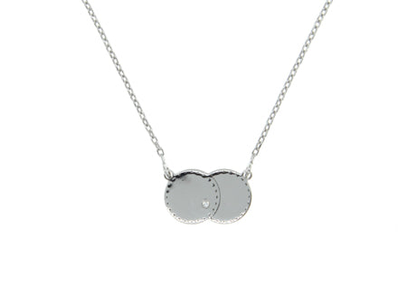 A white CZ Necklace