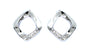 A White Cubic Zirconia Earring