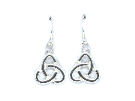 Silver Trinity Knot Earring