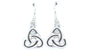 Silver Trinity Knot Earring