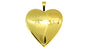 Heart Yellow Gold Plated on Silver Locket.