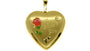 Heart I Love You Locket Yellow Gold Plated on Silver Locket