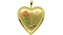 Heart Mum Yellow Gold Plated on Silver Locket.