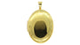 Yellow Gold Plated on Silver Locket.
