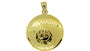 Yellow Gold Plated on Silver Locket.