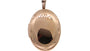 Rose Gold Plated on Silver Locket.