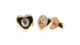 A Kids Heart Rose Gold Earring