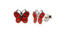 A Kids Red Butterfly Earring