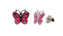 A Kids Pink Butterfly Earring