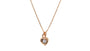 A Kids Heart Rose Gold Necklace