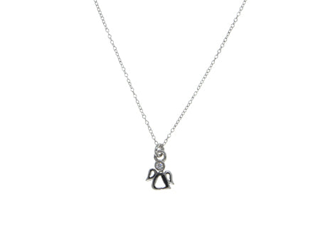A Kids Angel Silver Necklace