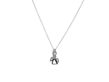 A Kids Angel Silver Necklace