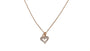 A Kids Heart Rose Gold Necklace
