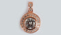 A Silver with Rose Gold Plate Pendant
