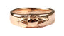 Claddagh Gold Plated Silver Ring