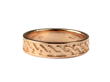 Celtic Gold Plated Silver Ring