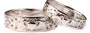 9 Ct White Gold Claddagh Ring Set
