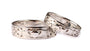 Claddagh Silver Ring Set