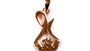 Claddagh Rose Plated Silver Pendant