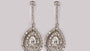 A White Cubic Zirconia Earring