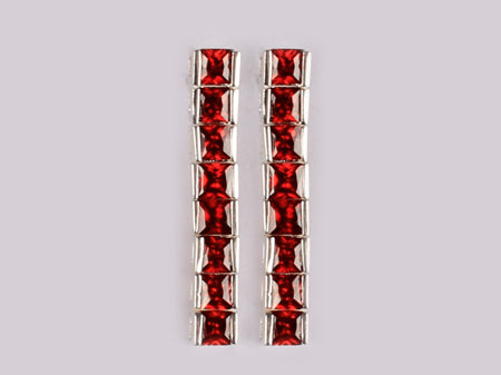 Garnet Cubic Zirconia Earring