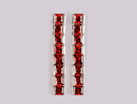 Garnet Cubic Zirconia Earring