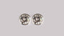 A White Cubic Zirconia Earring