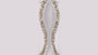 A White Cubic Zirconia Earring