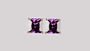 A Amethyst  Cubic Zirconia Earring 5mm x 5mm