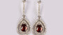 Garnet Cubic Zirconia Earring