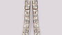 A White Cubic Zirconia Earring