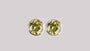 A Peridot Cubic Zirconia Earring.