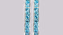 A Aquamarine & White Cubic Zirconia Earring.