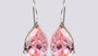 A Pink Cubic Zirconia Earring.