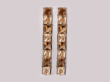 Champagne/Smokey Quartz Earring