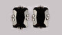 A Black Cubic Zirconia Earring