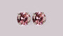 A Pink Cubic Zirconia Earring.5mm