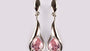 A Pink Cubic Zirconia Earring.