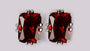 A Garnet Cubic Zirconia Earring