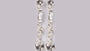A White Cubic Zirconia Earring
