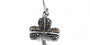 Silver Shamrock Marcasite Pendant