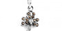 Silver Shamrock Marcasite Pendant With White Cubic Zirconia Stones