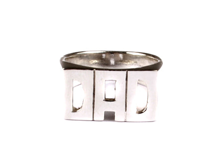 Silver Dad Ring