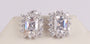A White Cubic Zirconia Earring
