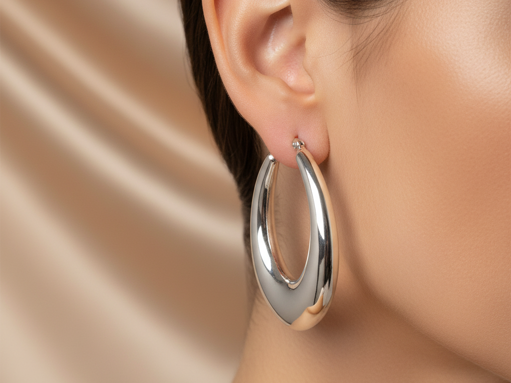 Simply Silver Earring