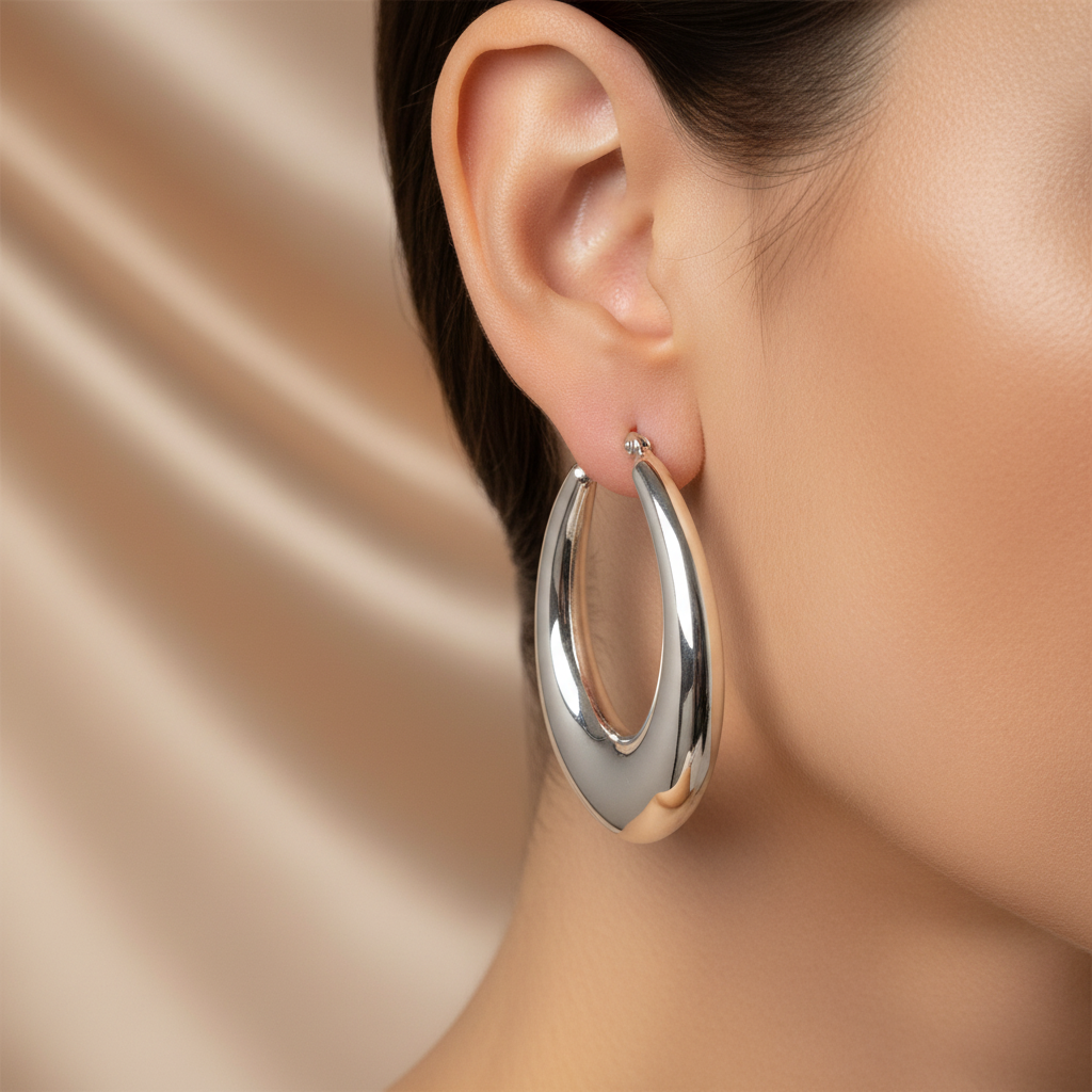 Simply Silver Earring